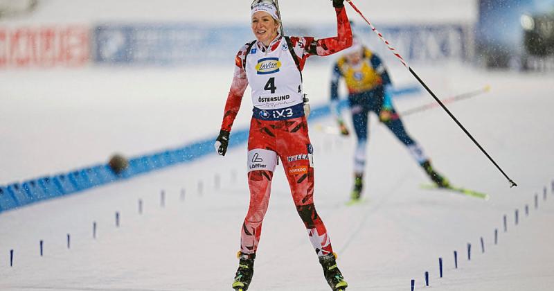 Гаузер випереджає Мінккінена та здобуває перемогу на етапі Кубка світу з біатлону в Естерсунді.