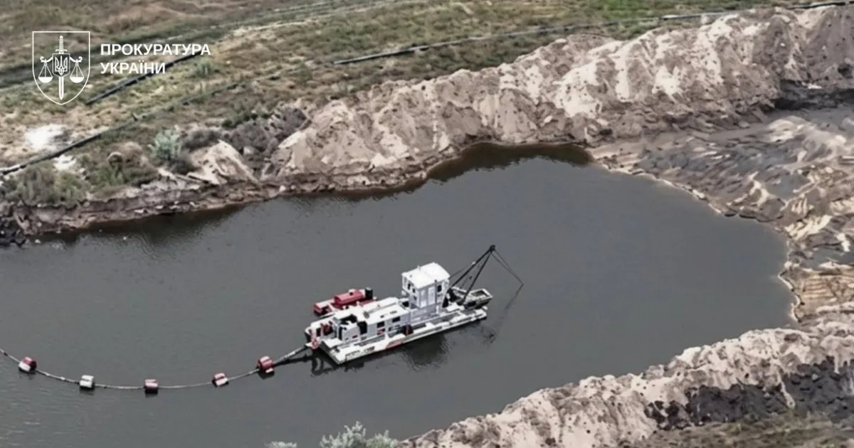 У Черкаській області виявили незаконне викрадення піску з річки Дніпро на суму 750 мільйонів гривень.