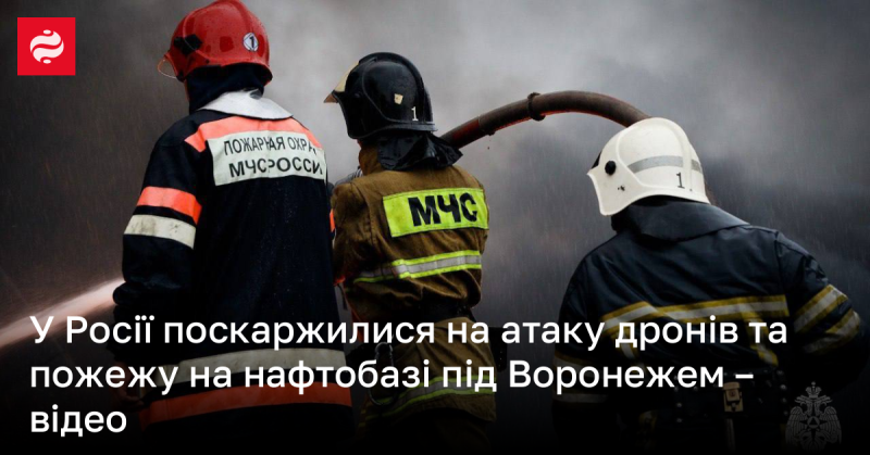 У Росії повідомили про напад безпілотників та загоряння на нафтобазі поблизу Воронежа - дивіться відео.