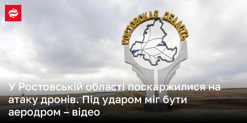 У Ростовській області надійшли скарги щодо атаки безпілотників. Можливо, під загрозою опинився аеродром - дивіться відео.