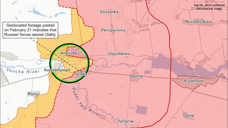 Російські збройні сили здійснюють просування на захід від Курахового, повідомляє ISW.