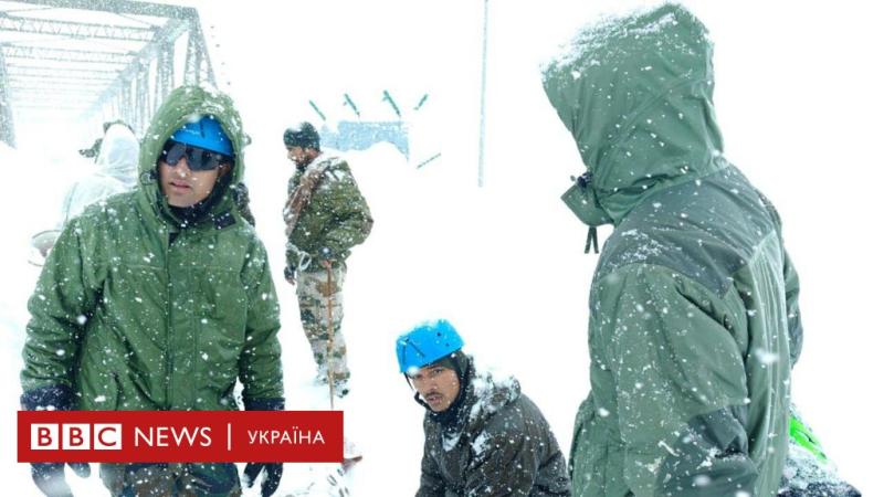 Два дні під сніговою завісою: як група людей встояла перед загрозою смертоносної лавини - BBC News Україна