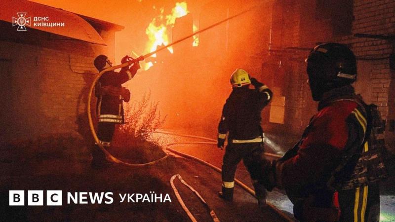 Київ зазнавав нападів російських дронів та балістичних ракет протягом усієї ночі. Які результати та пошкодження - BBC News Україна.