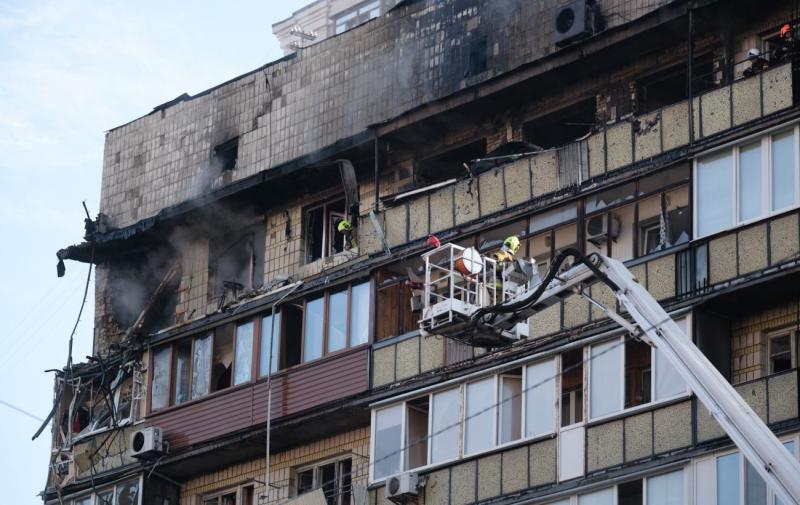 Напад на Київ: число постраждалих збільшилося до 16 осіб.