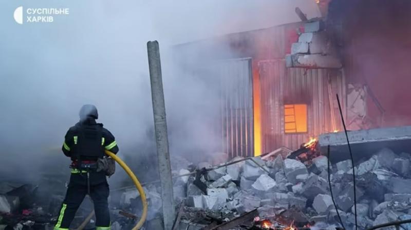 Противник здійснив ракетний удар по Змієву в Харківській області, використавши також 10 безпілотників: є постраждалі.