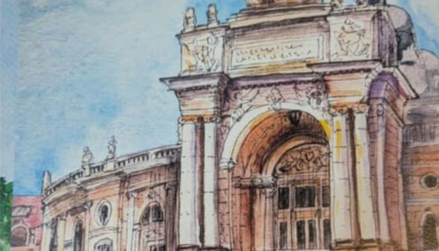 В Японії стартує експозиція акварельних творів, присвячених українським містам.