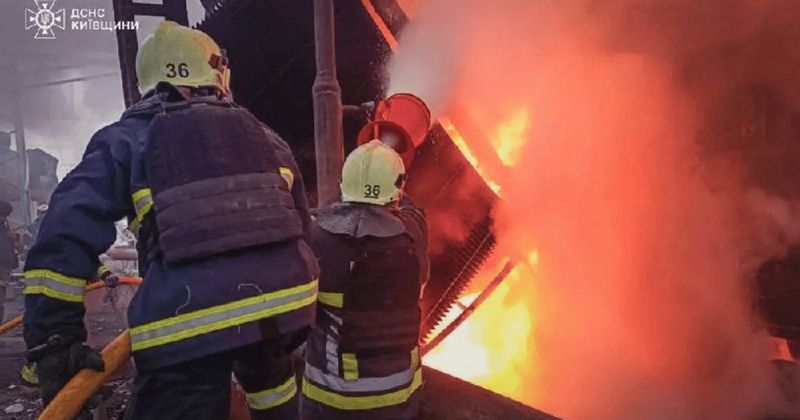 Нічна агресія з боку Росії призвела до зупинки всіх теплових електростанцій 