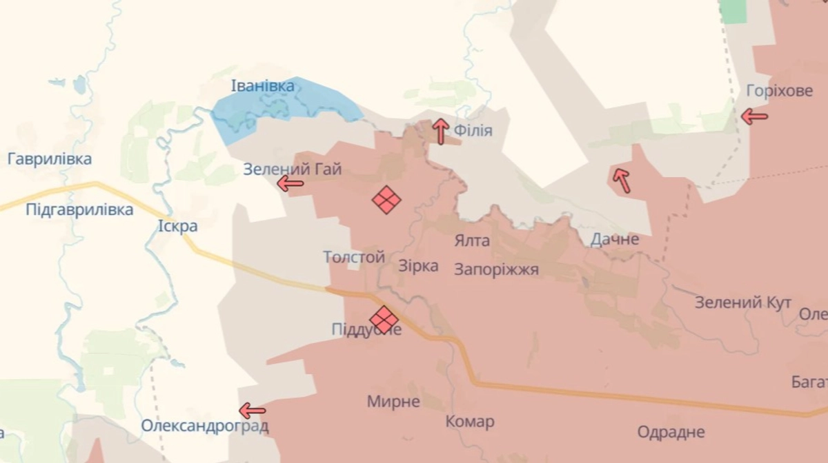 DeepState: Сили оборони провели операцію з очищення Іванівки в Дніпропетровській області.