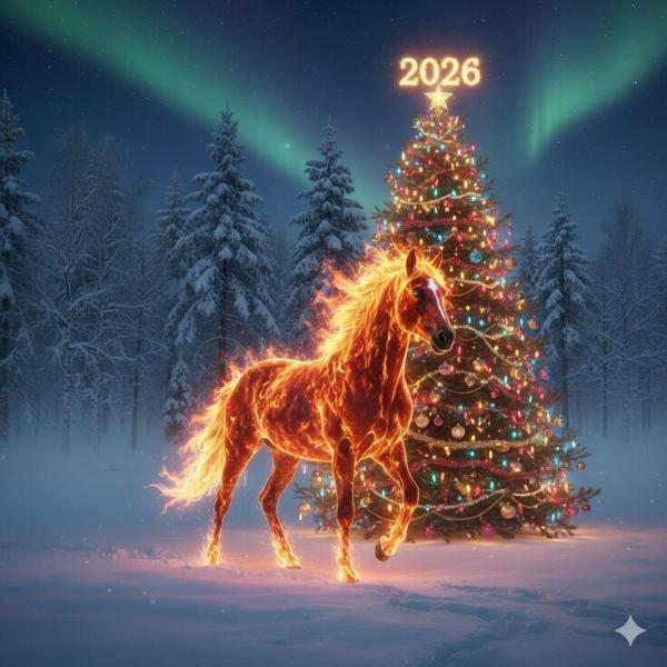 Чарівність добробуту та щастя: ідеї для оформлення ялинки та вашого дому до 2026 року, року Червоного Коня.