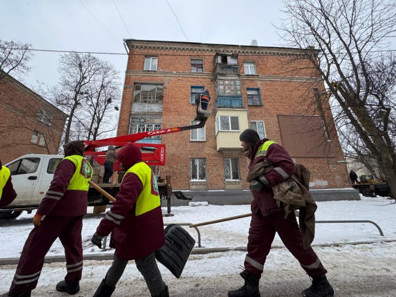У січні в Харкові внаслідок обстрілів було зруйновано 283 житлових споруди - повідомляють новини Весь Харків.