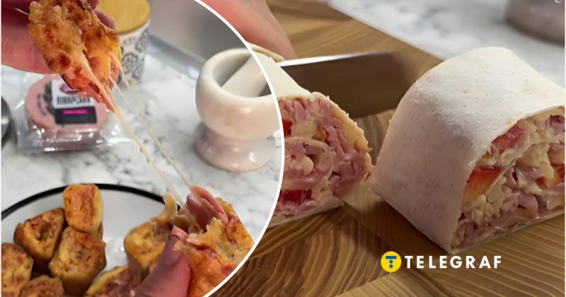 Забудьте про набридлі сендвічі: спробуйте смачні гарячі рулетики з лаваша, від яких ви не зможете відірватися (відео)