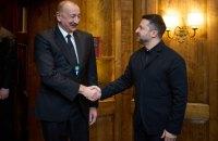 Зеленський провів зустріч з президентом Азербайджану Ільхамом Алієвим.