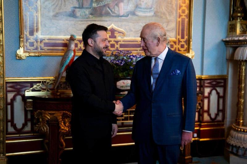 Зеленський провів зустріч з королем Великої Британії.